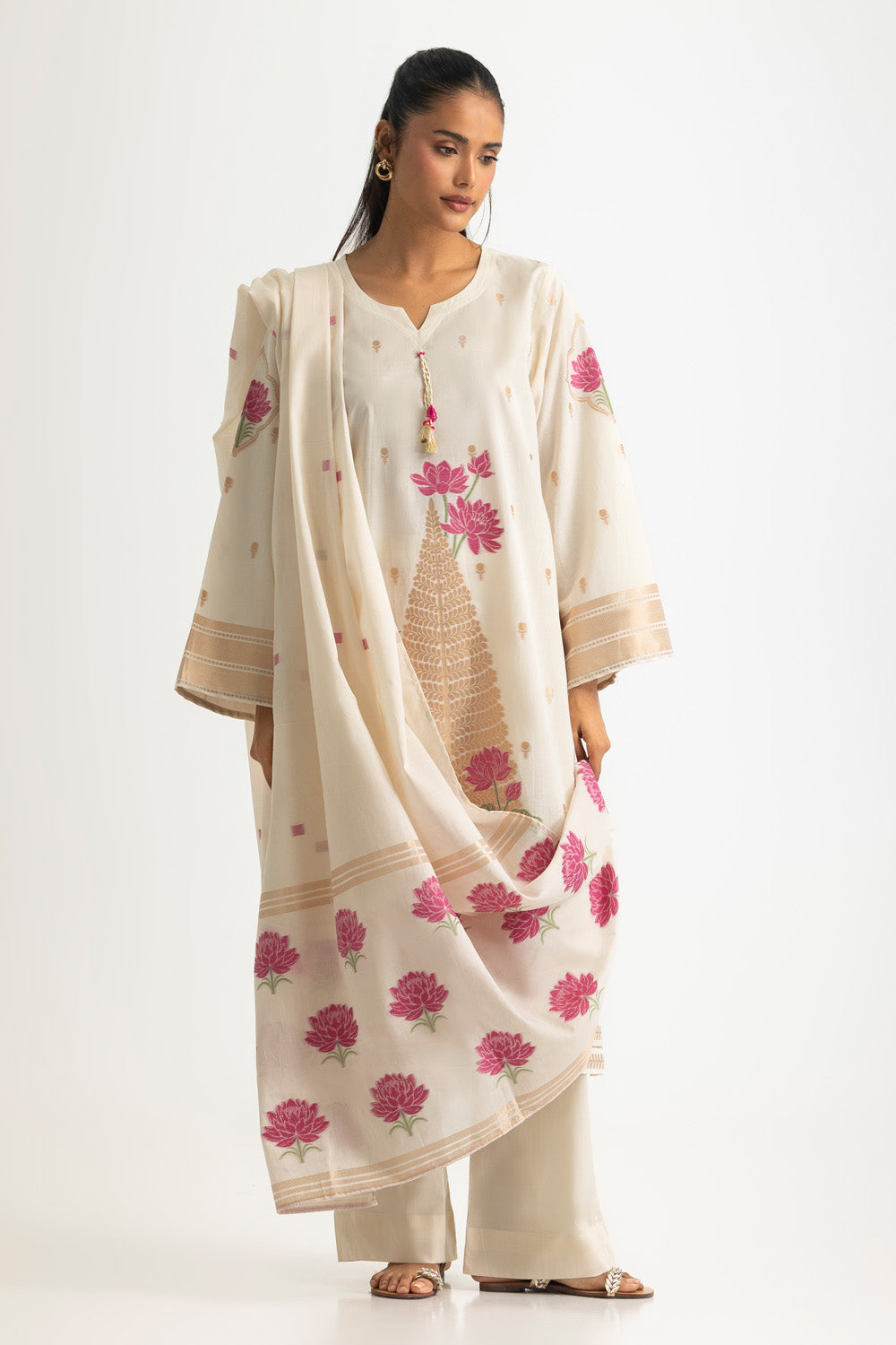 3PC Jacquard Dyed Suit