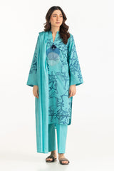 3PC Jacquard Embroidered Suit