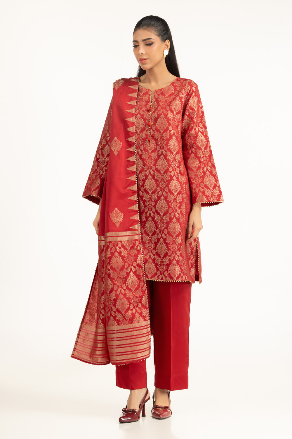 3PC Jacquard Suit