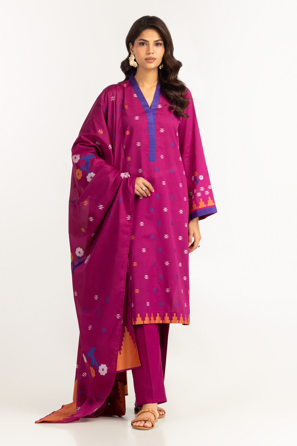 3PC Jacquard Suit