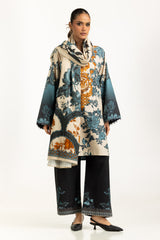3PC Khaddar Printed Suit