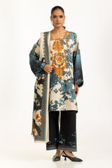 3PC Khaddar Printed Suit