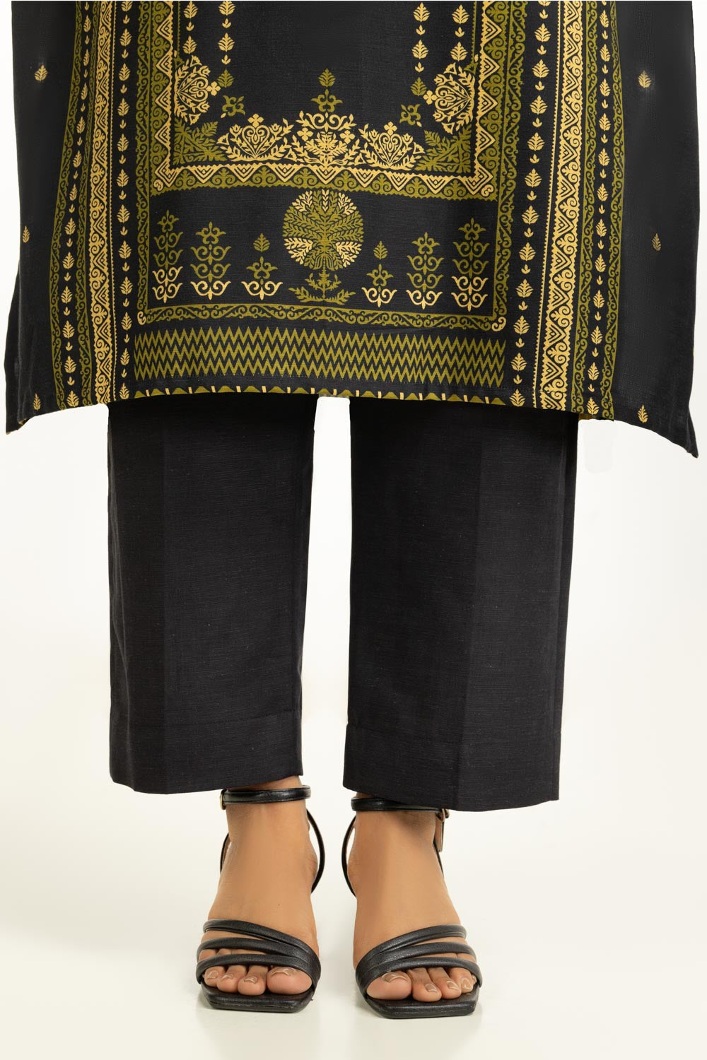 3PC Khaddar Printed Suit