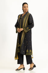 3PC Khaddar Printed Suit