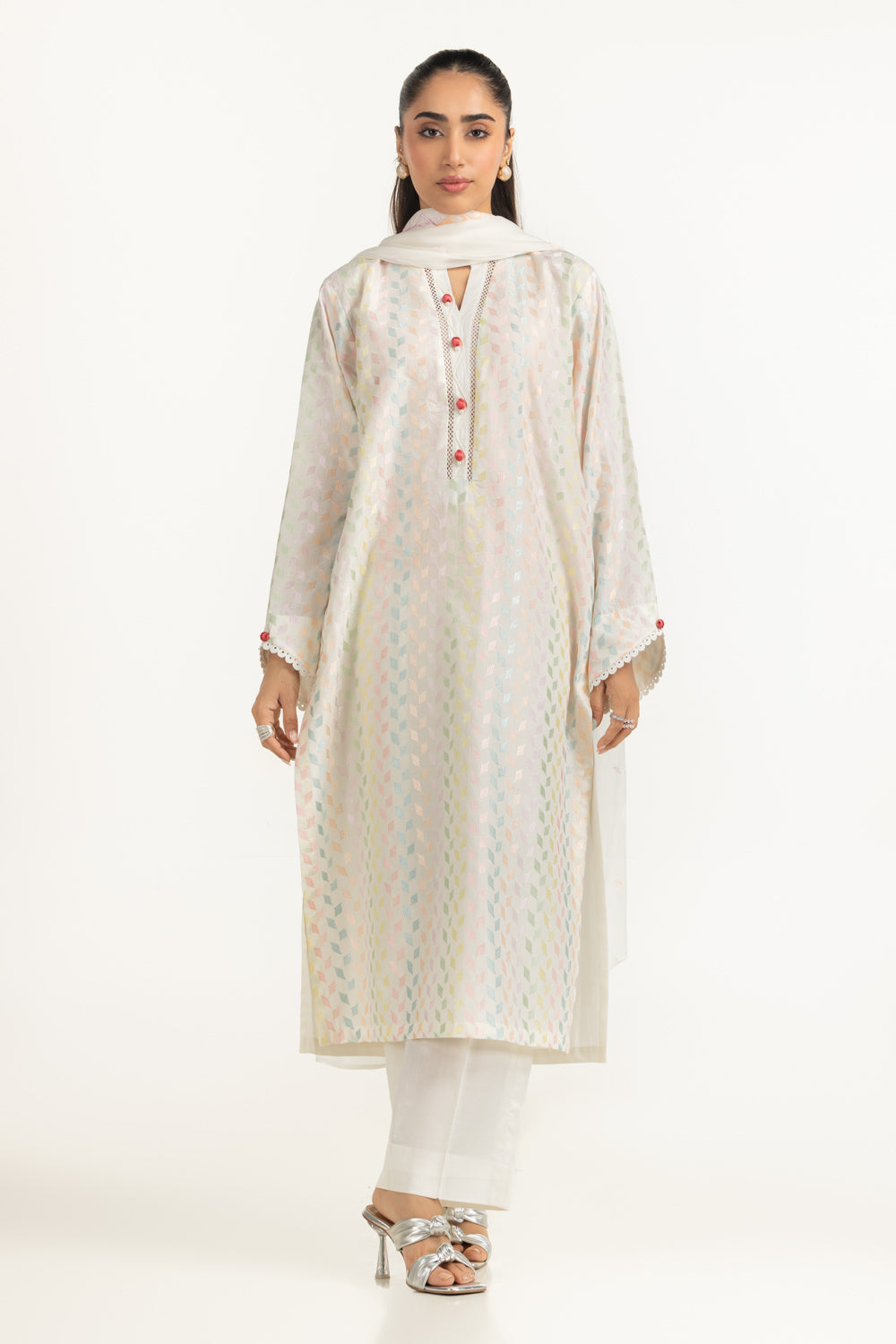3PC Lawn Embroidered Suit