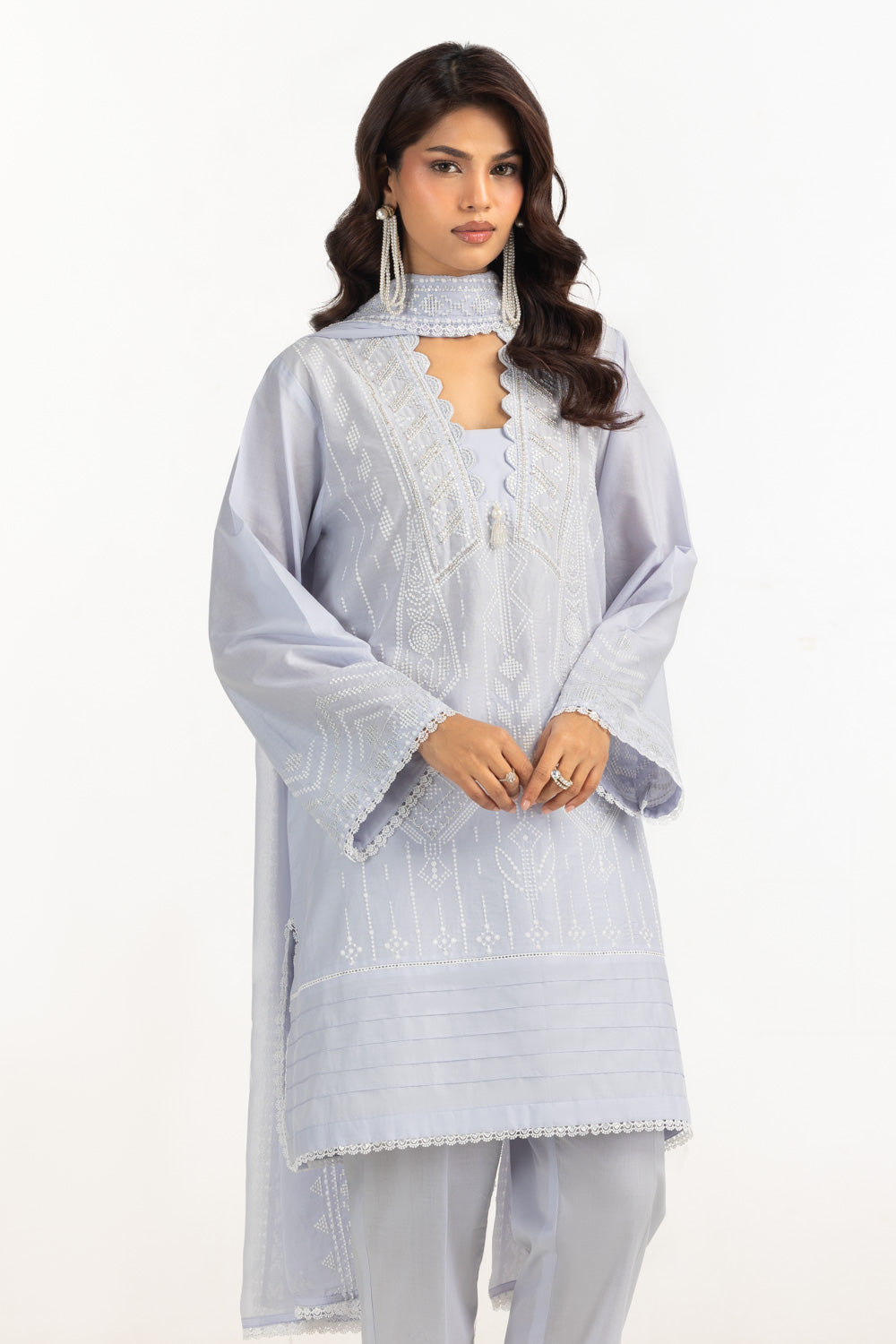 3PC Lawn Embroidered Suit
