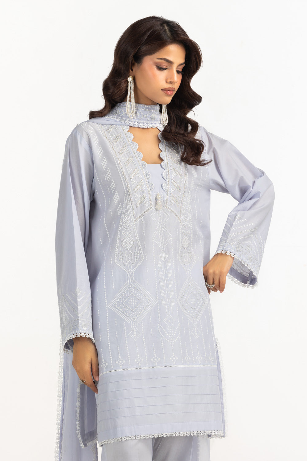 3PC Lawn Embroidered Suit