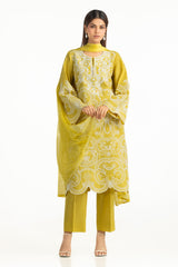 3PC Lawn Embroidered Suit