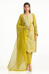 3PC Lawn Embroidered Suit