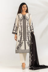 3PC Lawn Embroidered Suit