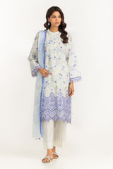 3PC Lawn Embroidered Suit