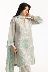3PC Lawn Embroidered Suit