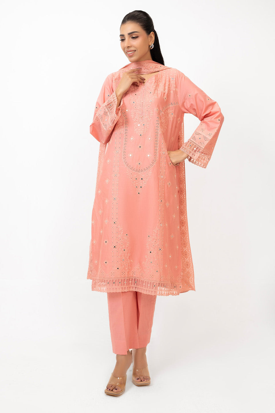 3PC Lawn Embroidered Suit