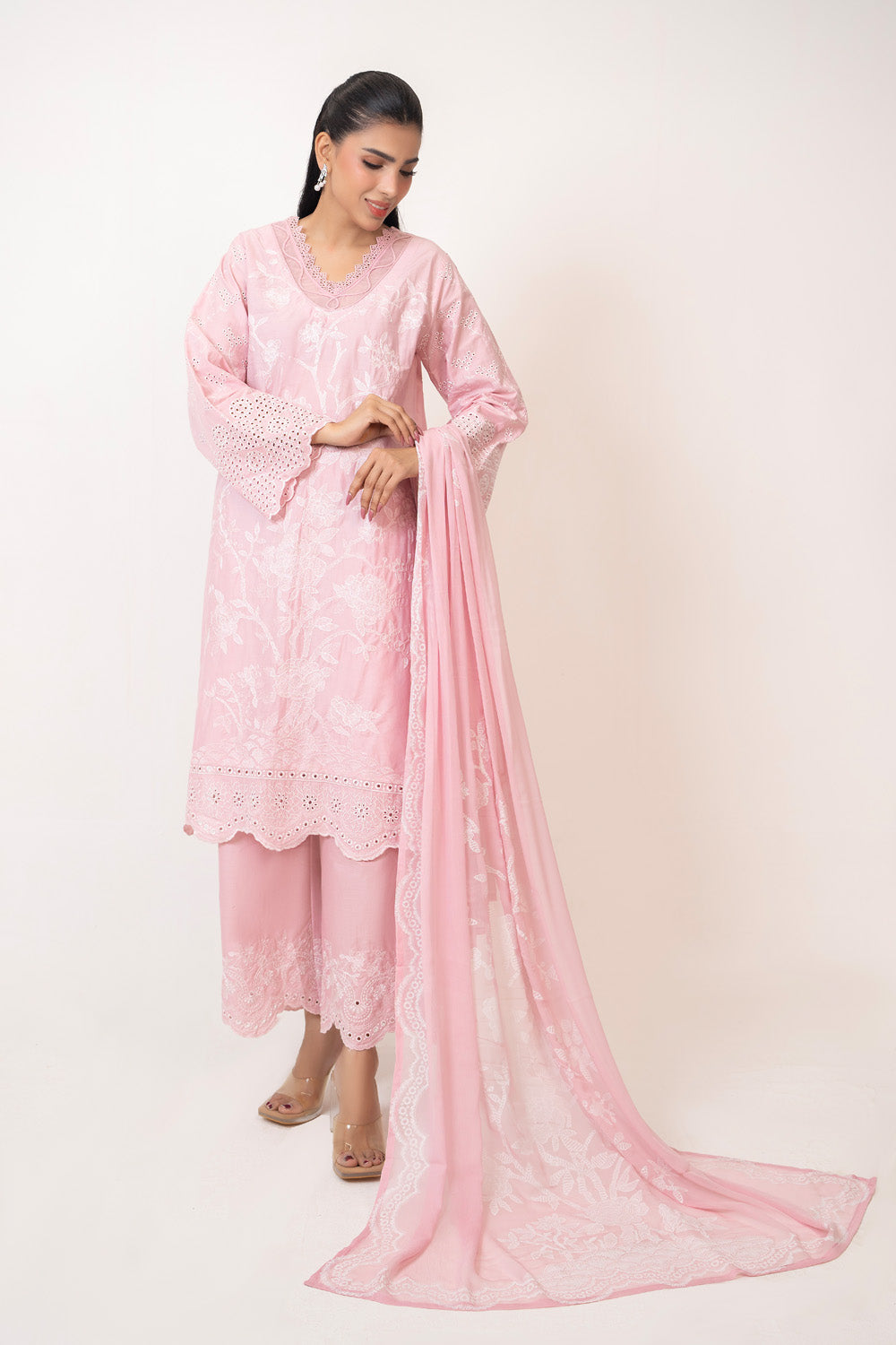 3PC Lawn Embroidered Suit