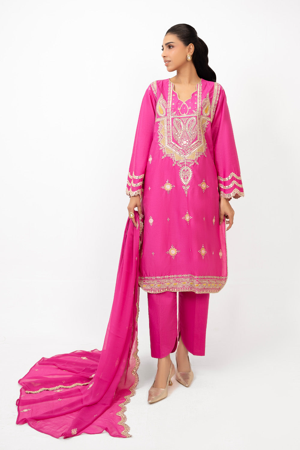 3PC Lawn Embroidered Suit