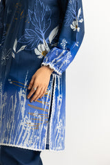 3PC Lawn Printed Suit With Chiffon Embroidered Dupatta