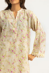 3PC Lawn Printed Suit With Embroidered Dupatta