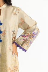 3PC Lawn Printed Suit With Embroidered