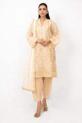 3PC Mehsuri Embroidered Suit