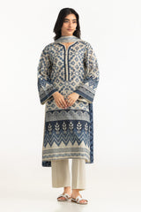 3PC Mehsuri Stripe Lawn Printed Suit