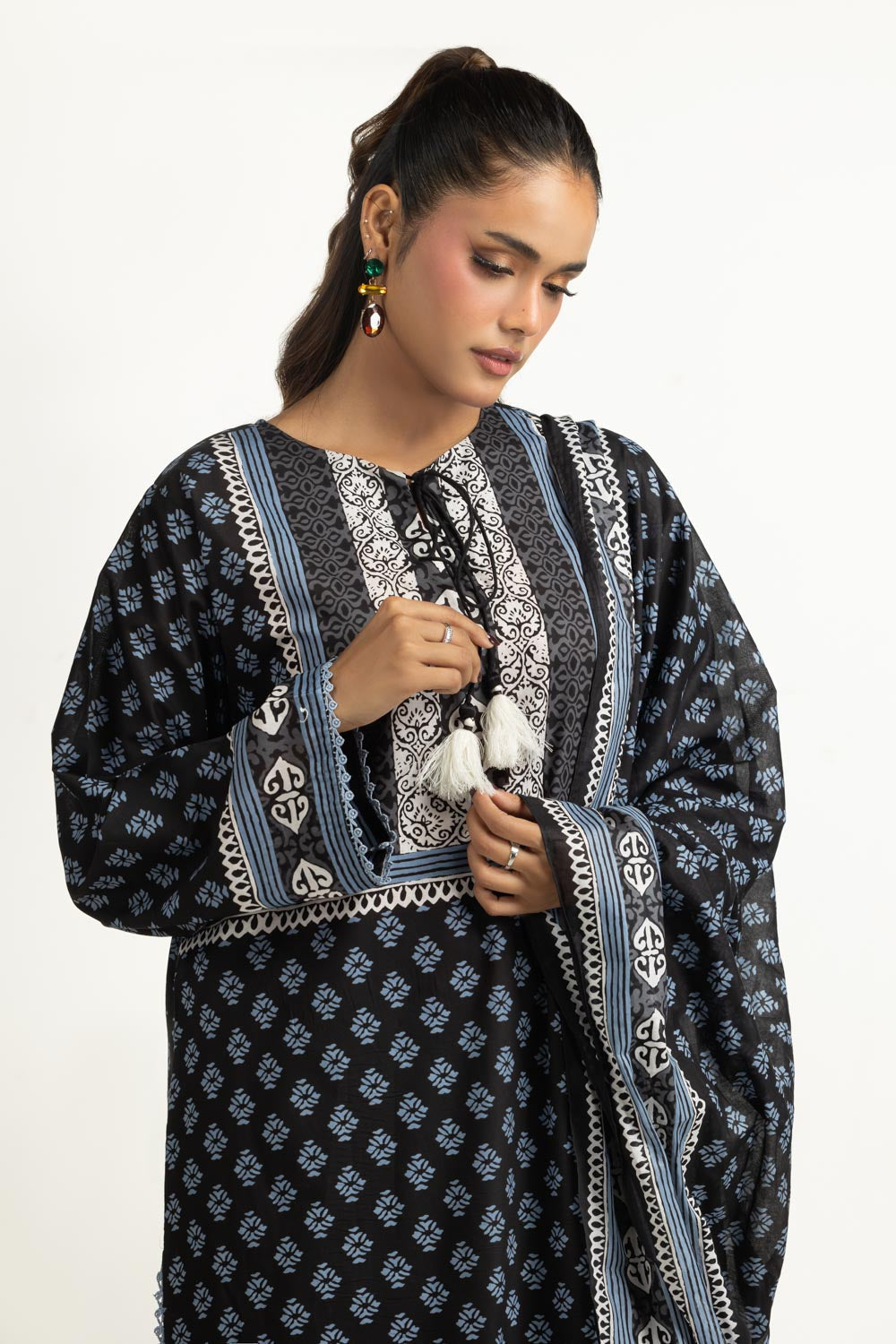 3PC Printed Lawn Suit