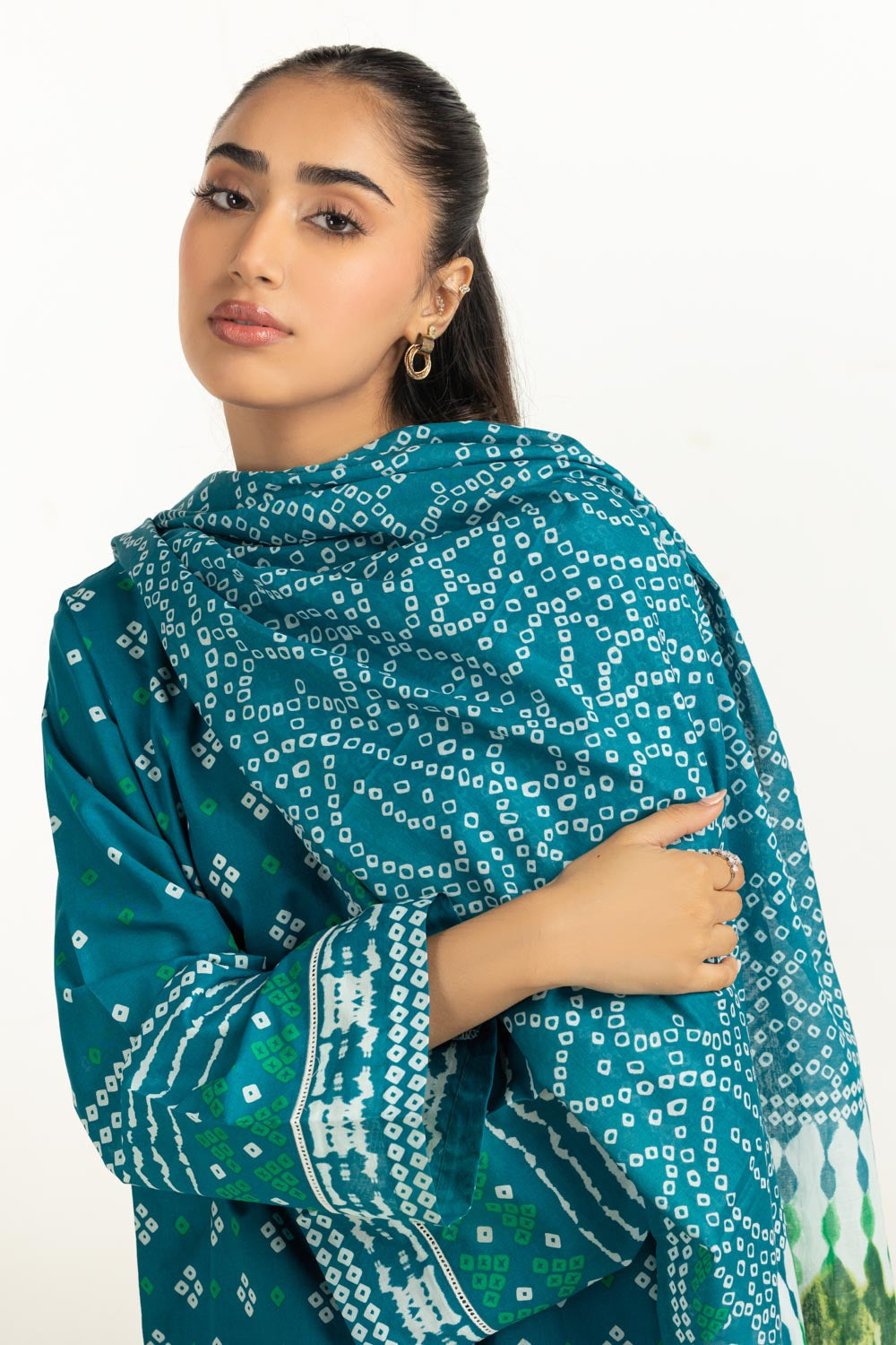 3PC Printed Lawn Suit