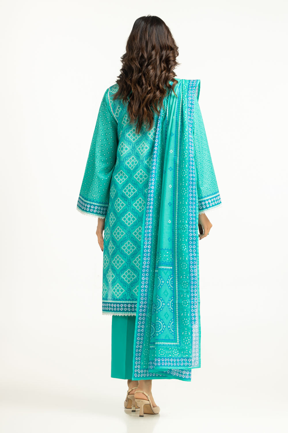 3PC Printed Lawn Suit