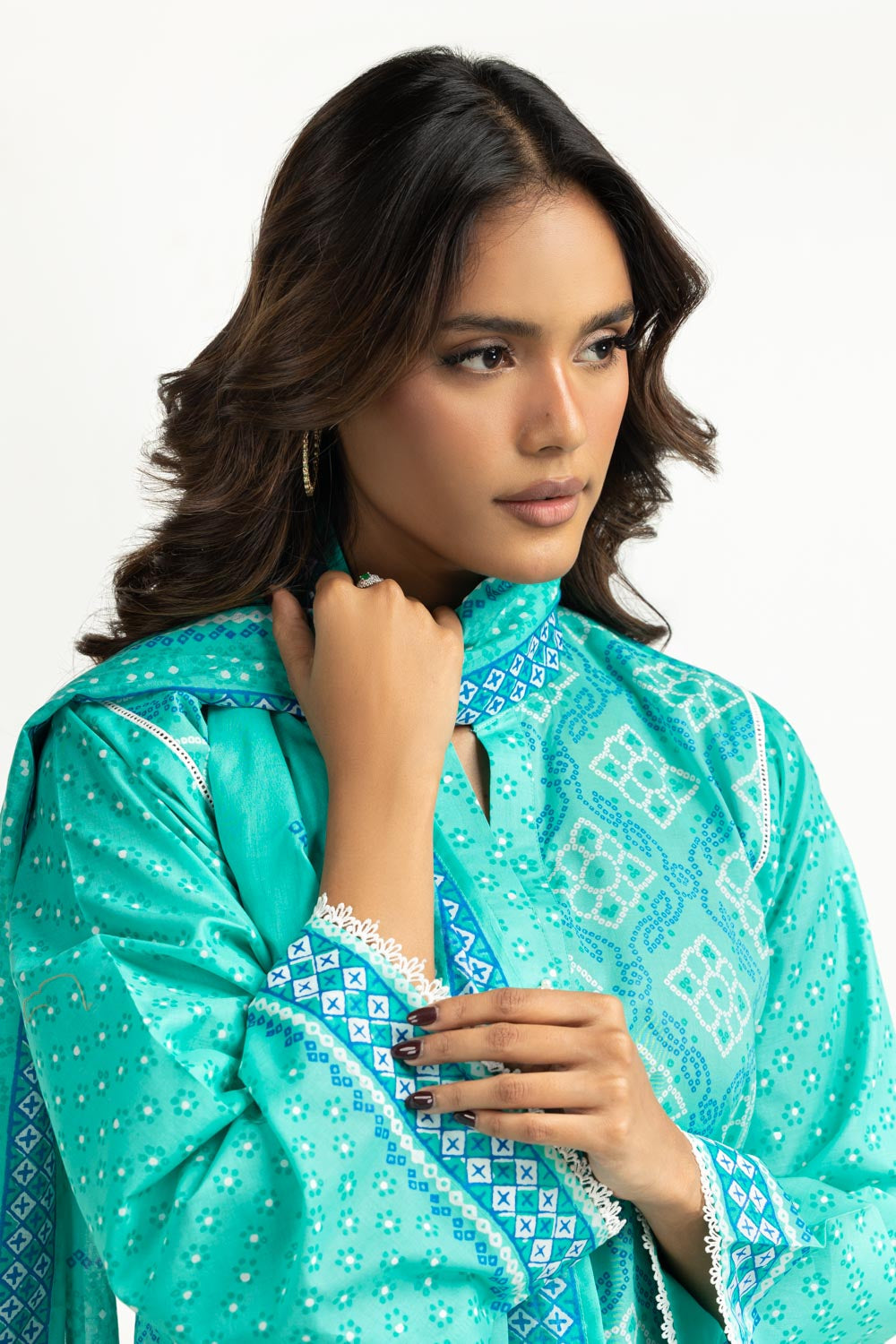 3PC Printed Lawn Suit