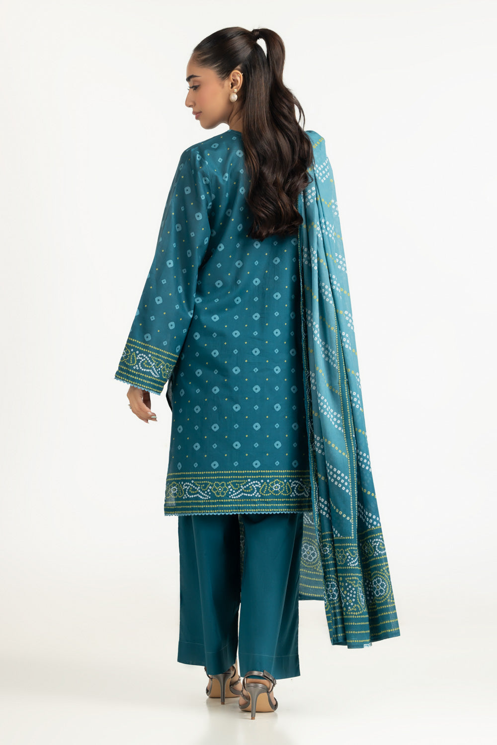 3PC Printed Lawn Suit