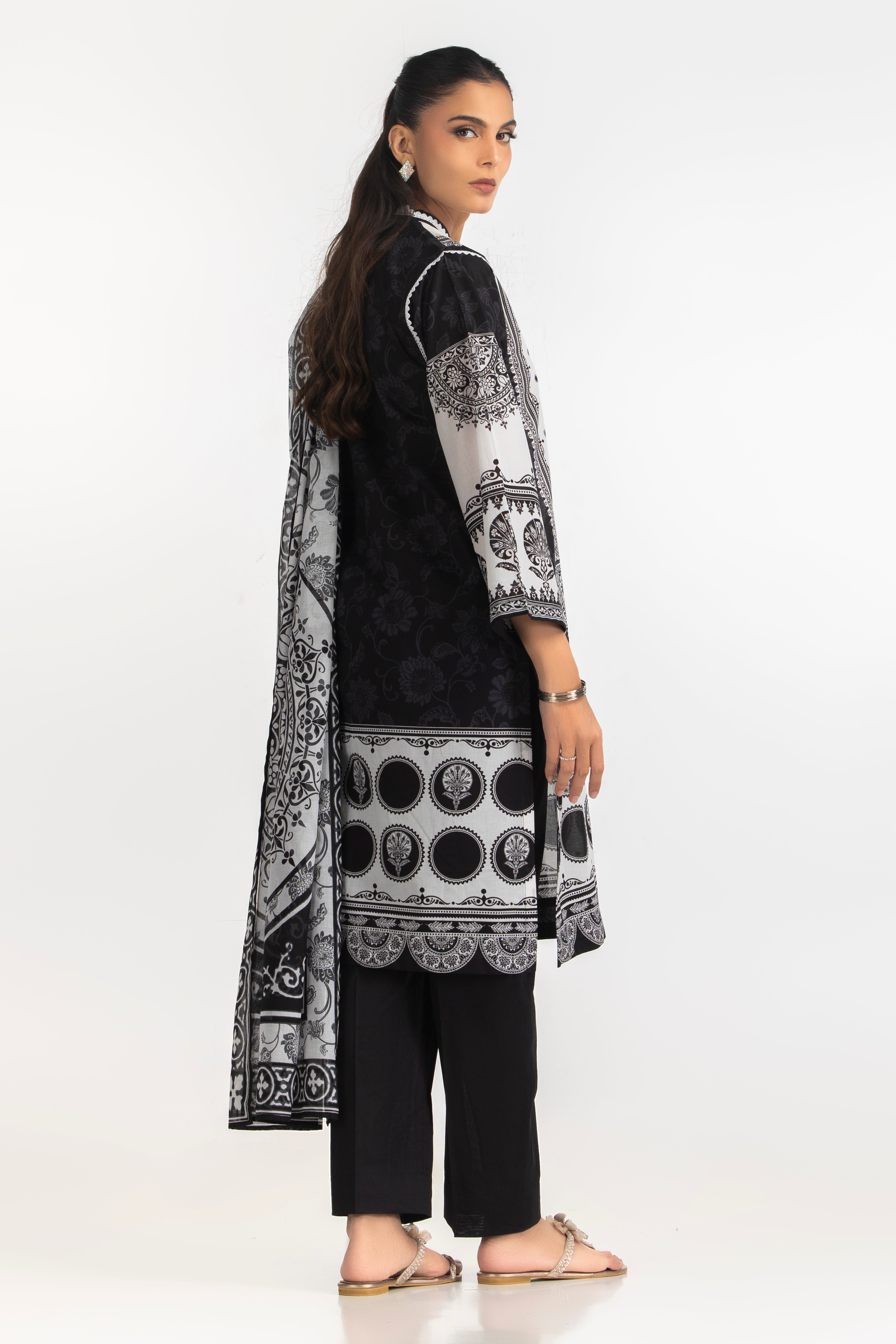 3PC Printed Lawn Suit