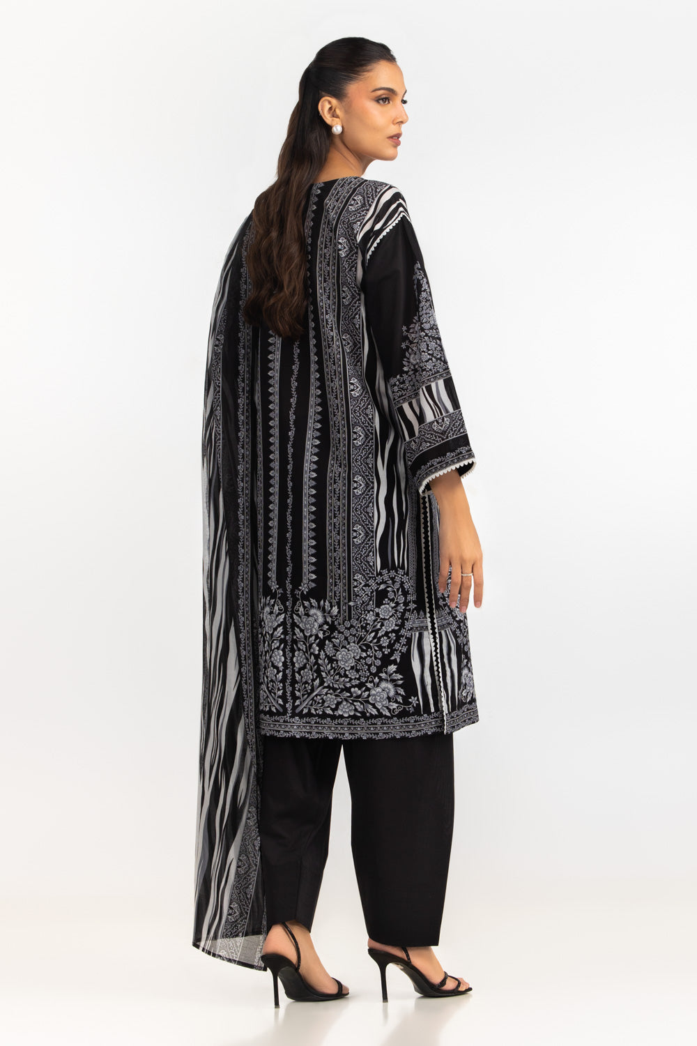 3PC Printed Lawn Suit