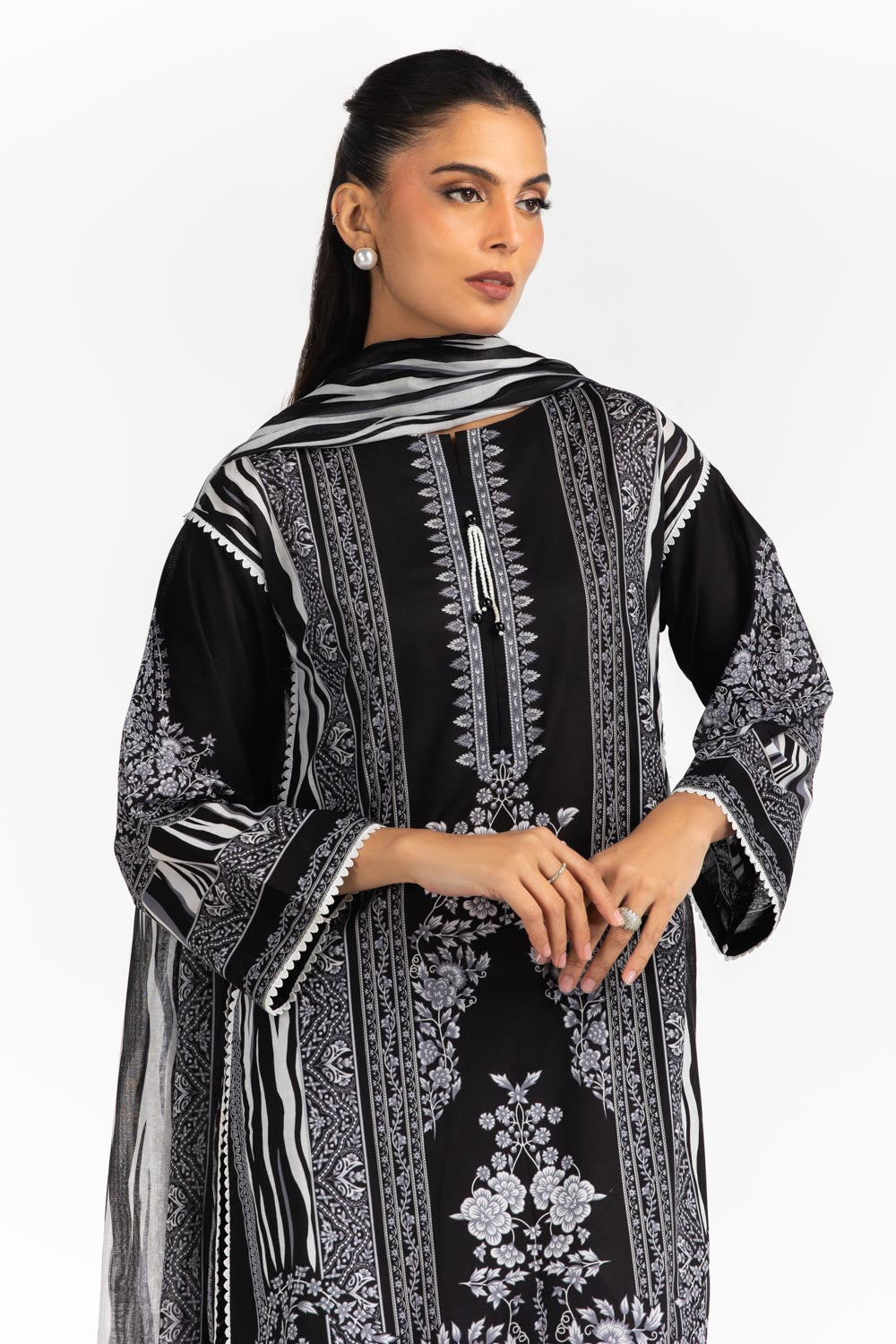 3PC Printed Lawn Suit