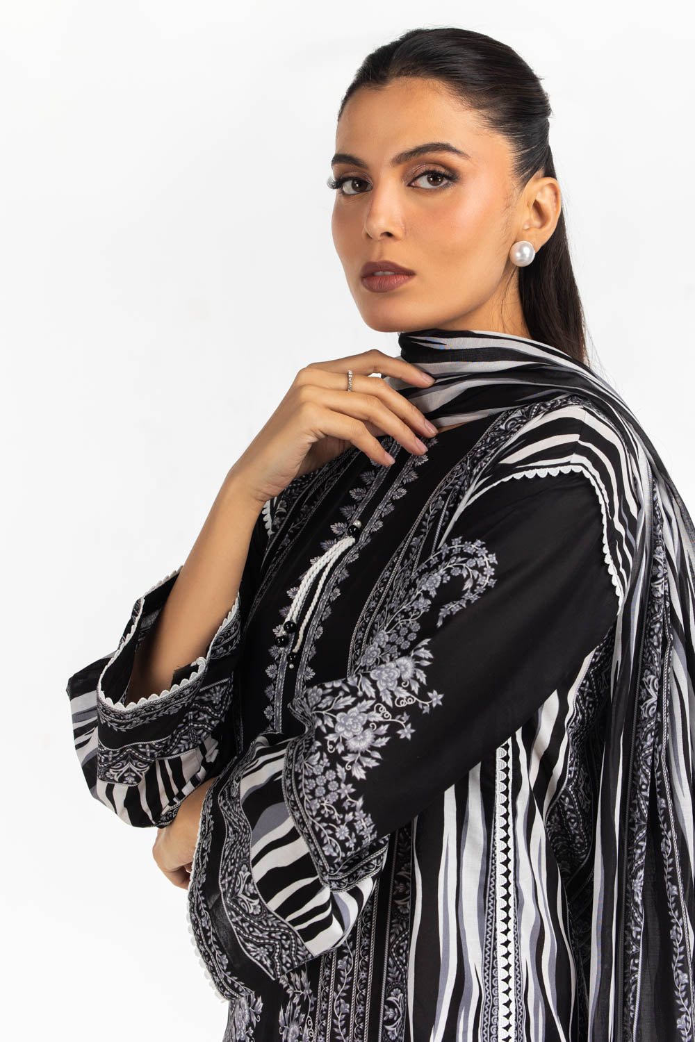 3PC Printed Lawn Suit