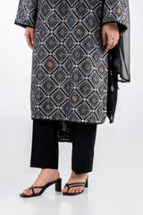 3PC Swiss Voile Embroidered Suit