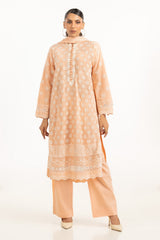 3PC Chiffon Embroidered Suit