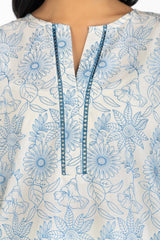 3PC Lawn Schiffli Embroidered Suit