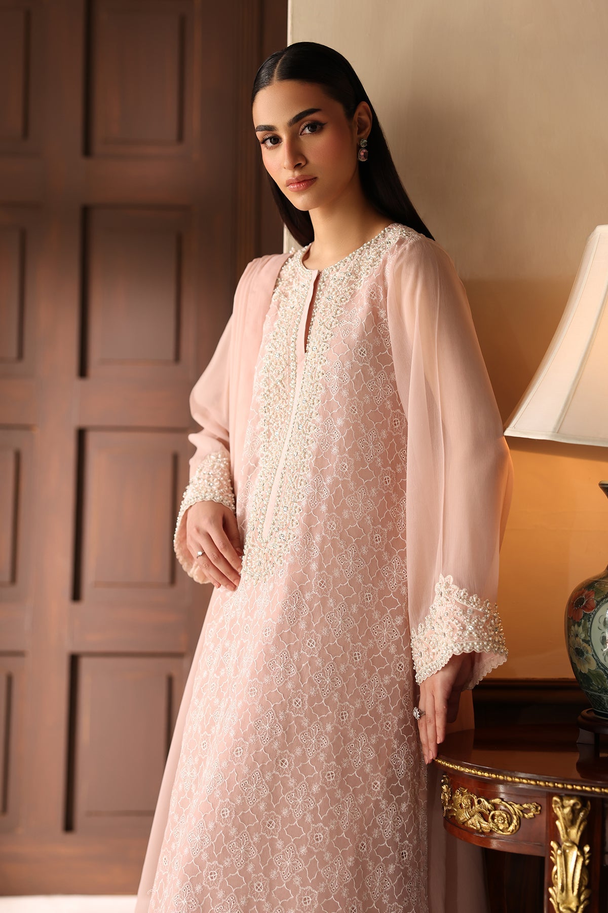 EMBROIDERED CHIFFON PR-1359