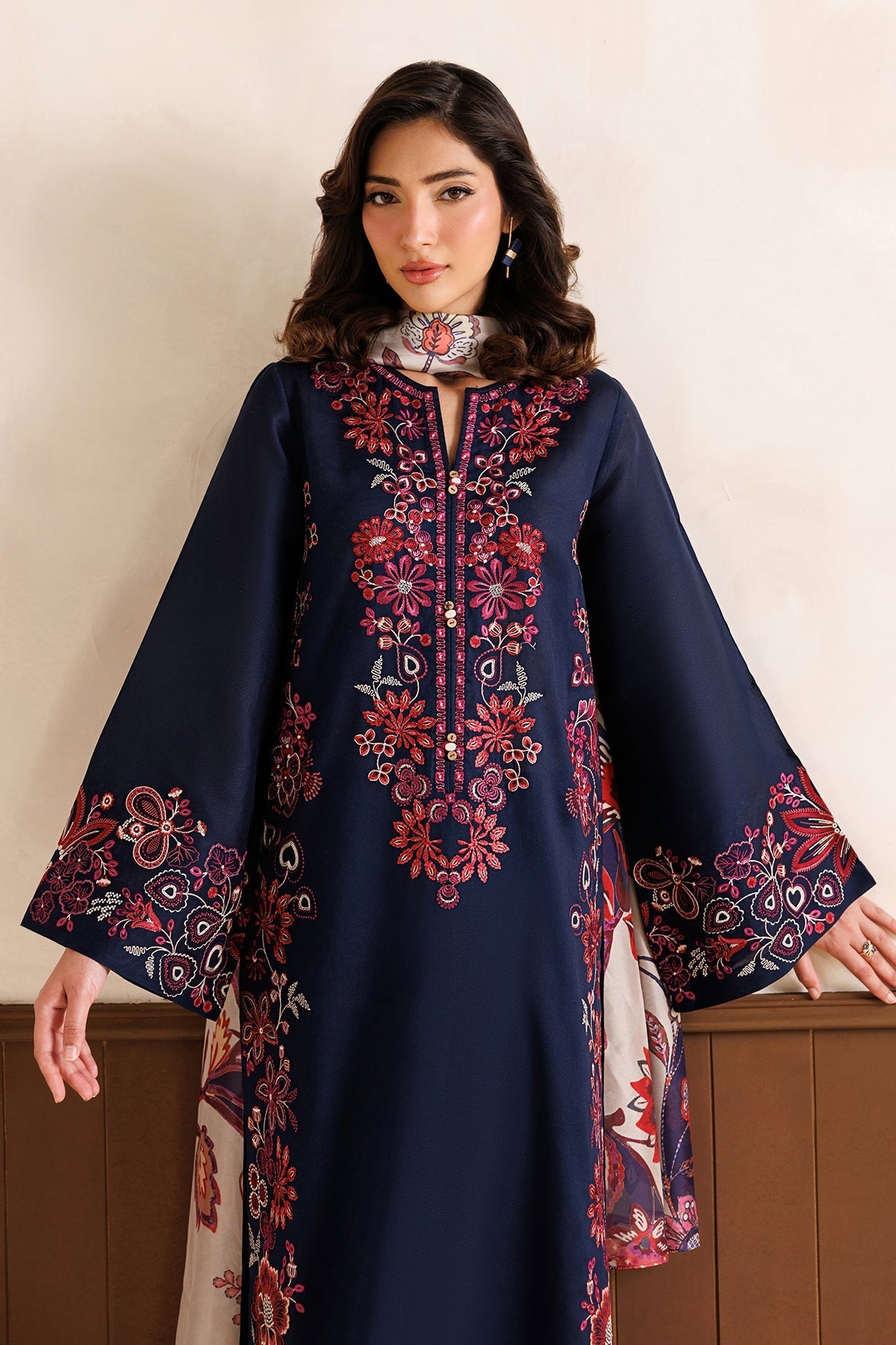 EMBROIDERED DOBBY LAWN PR-1337