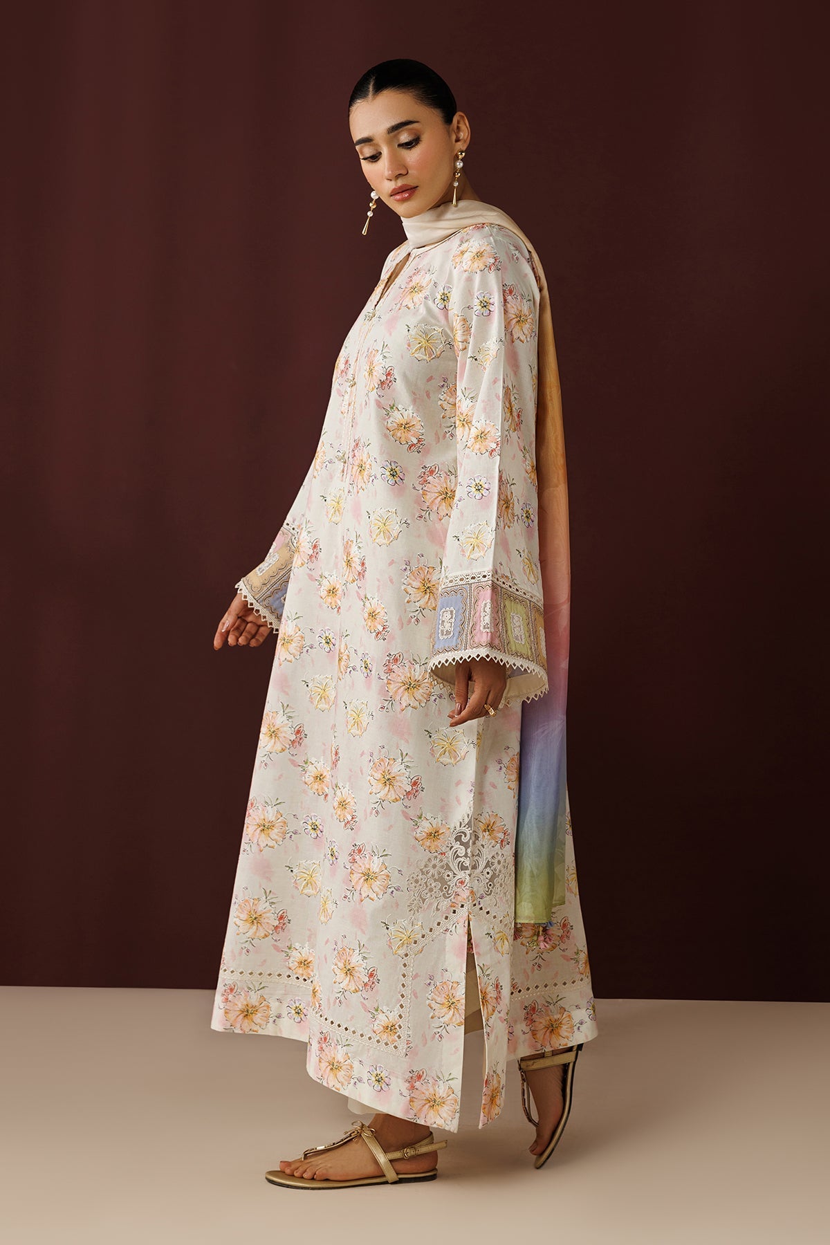 EMBROIDERED PRINTED LAWN PR-1260
