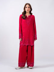 2 Piece Stone Suit- Embroidered (Pret)