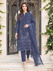 3 Piece Lawn Suit- Embroidered (Pret)