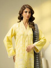 3 Piece Cambric Suit-Embroidered (Pret)