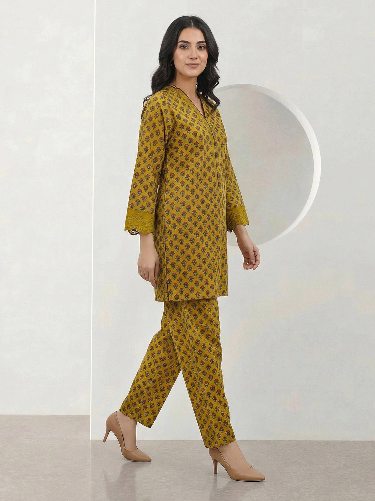 2 Piece Lawn Suit- Embroidered (Pret)