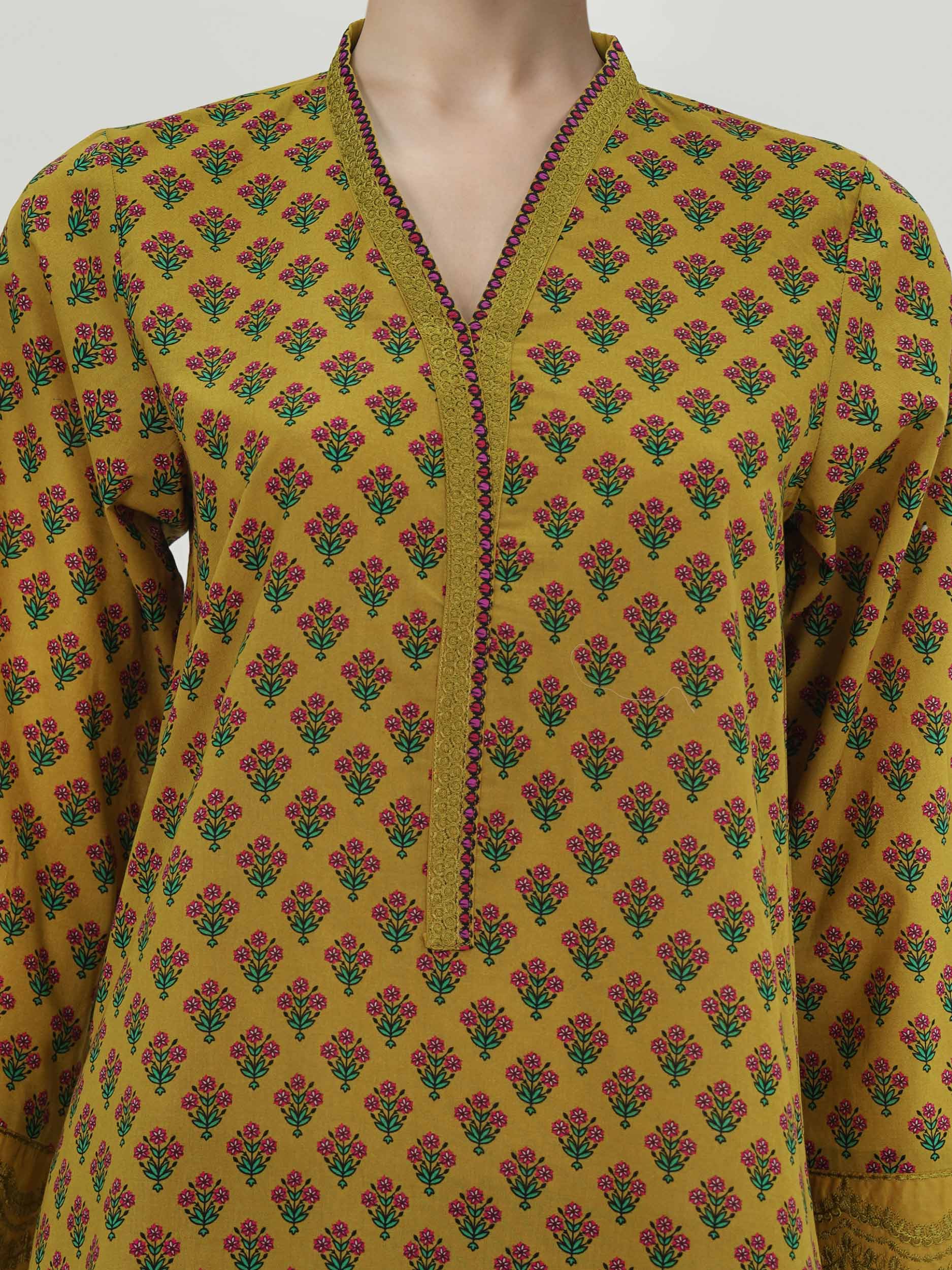 2 Piece Lawn Suit- Embroidered (Pret)