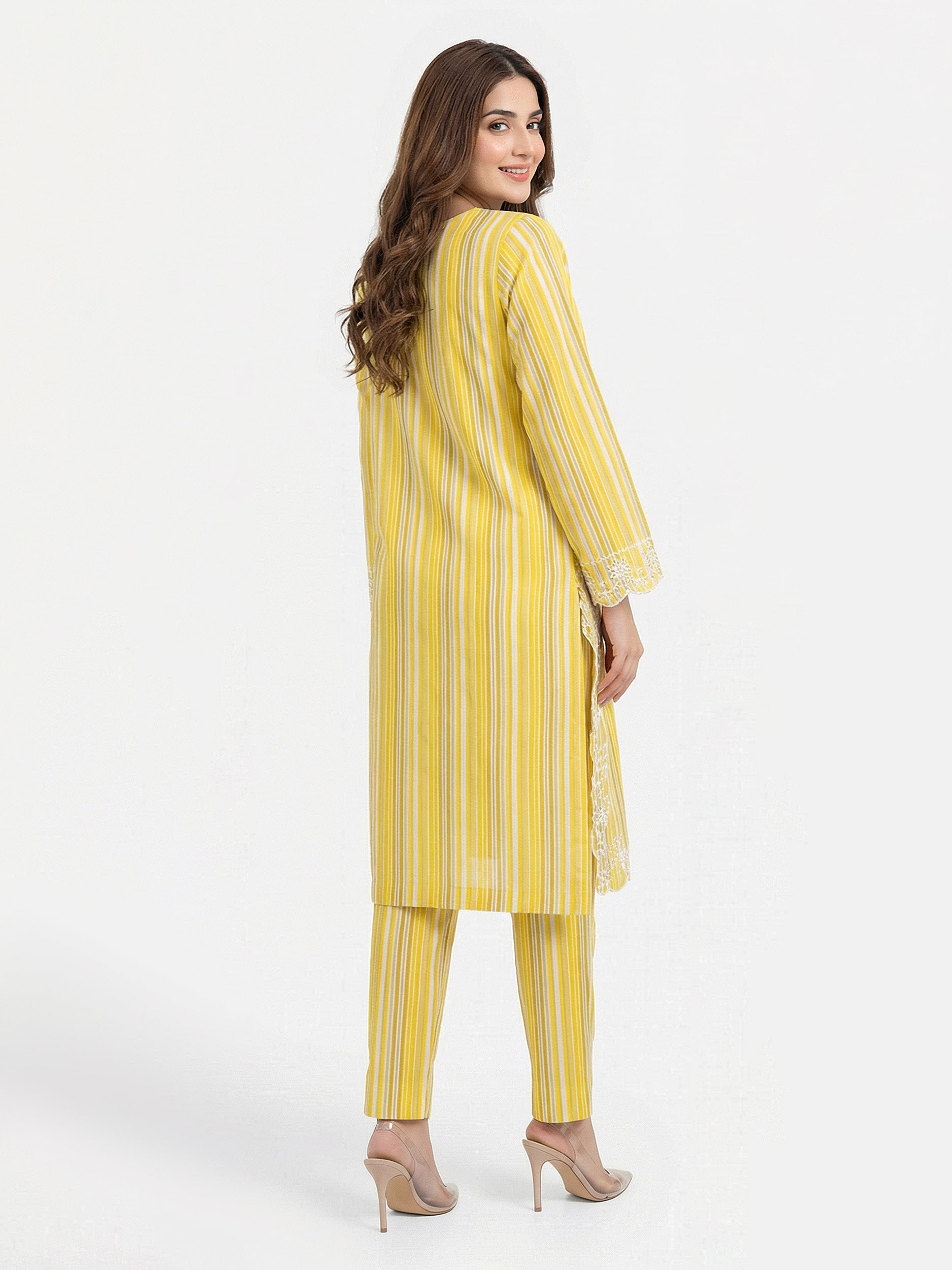 2 Piece Lawn Suit- Embroidered (Pret)