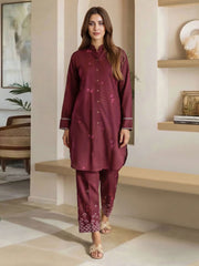 2 Piece Lawn Suit- Embroidered (Pret)
