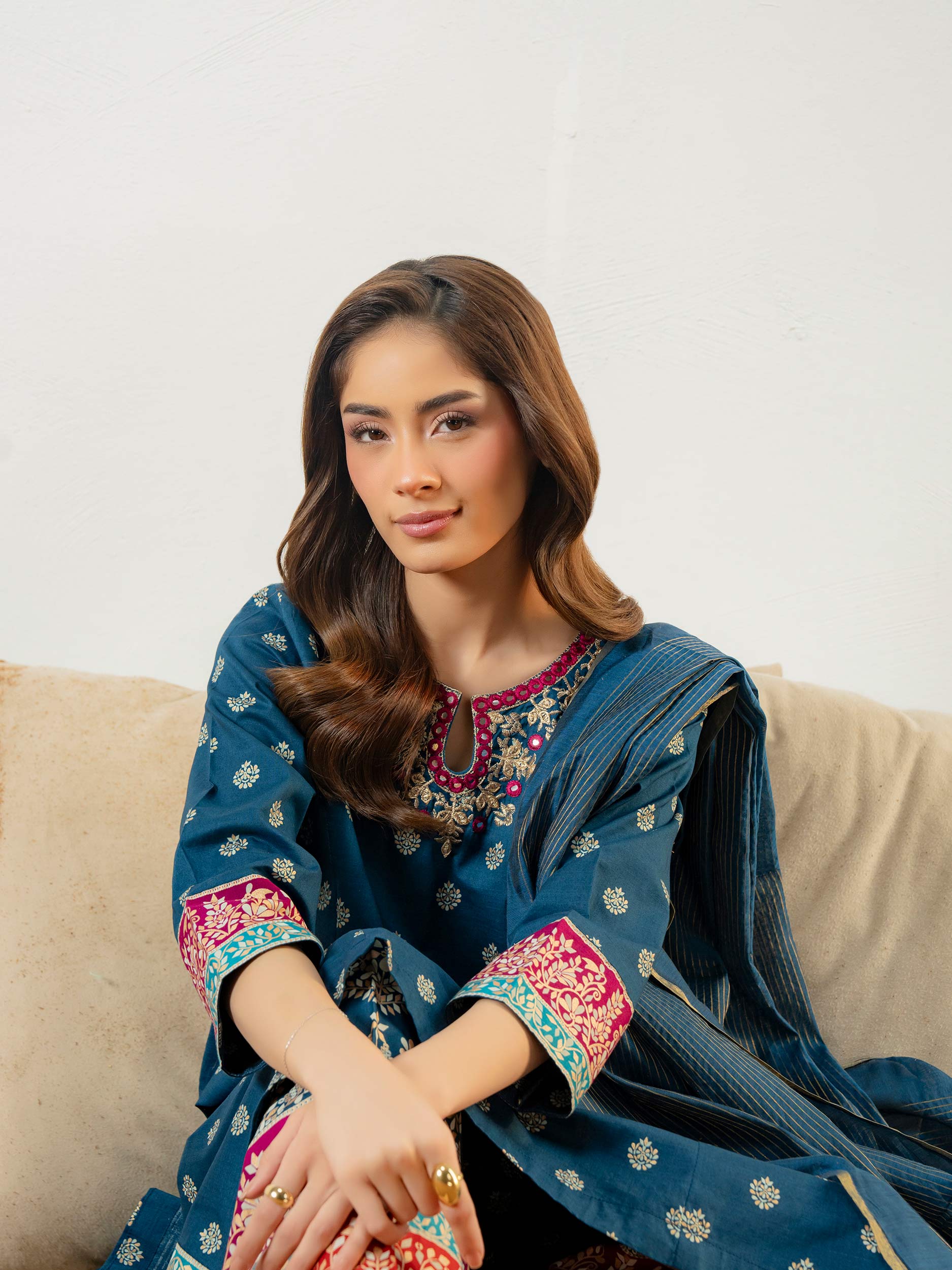 3 Piece Lawn Suit-Embroidered (Pret)