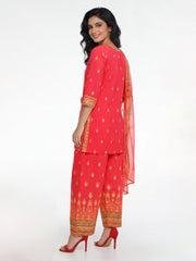 3 Piece Lawn Suit- Embroidered (Pret)