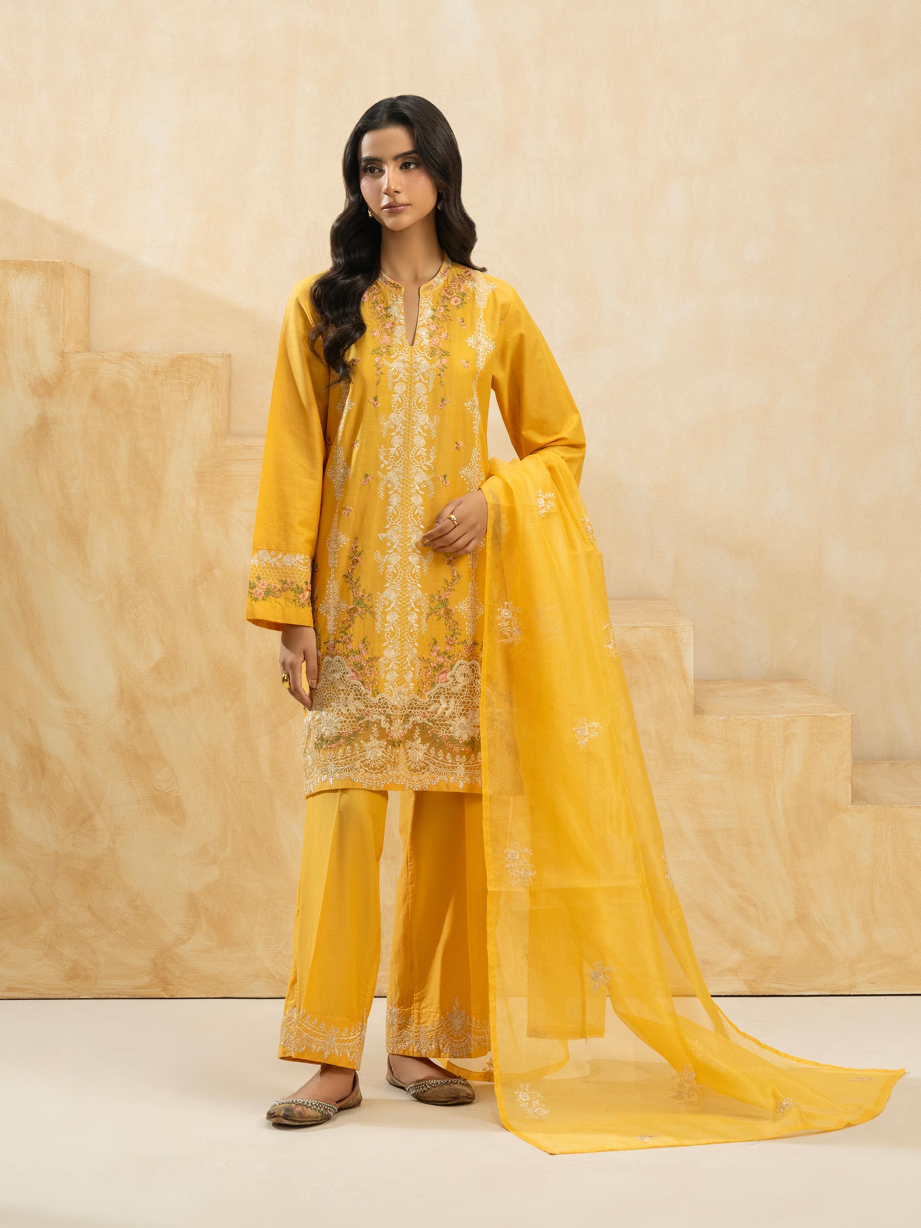 3 Piece Lawn Suit-Embroidered (Pret)