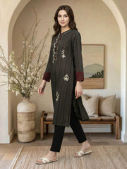 Yarn Dyed Shirt- Embroidered (Pret)